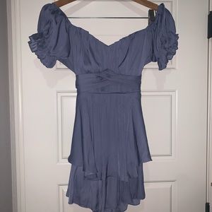 Romper tie satin dress